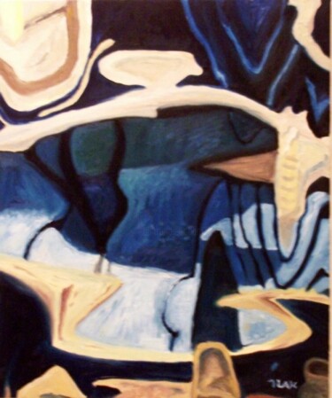 Pintura intitulada "Reflections of the…" por Edgard Loepert, Obras de arte originais, Óleo