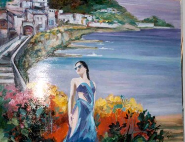 Malerei mit dem Titel "Marina" von Edgardo Gera, Original-Kunstwerk