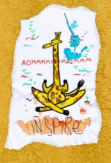 Pintura titulada "Inspire" por Edie Tempier, Obra de arte original, Acuarela