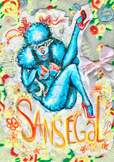 Рисунок под названием "Sans égal" - Edie Tempier, Подлинное произведение искусства, Акварель
