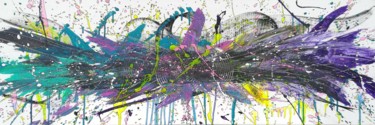AUZAT Peinture intitulée "AUZAT" par Trä Abstract Painting, Œuvre d'art originale, Acrylique