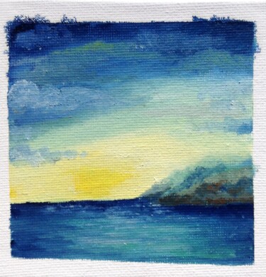 Peinture intitulée "Soleil levant 2" par Edith Bos Boyer (EDITH DONC), Œuvre d'art originale, Huile