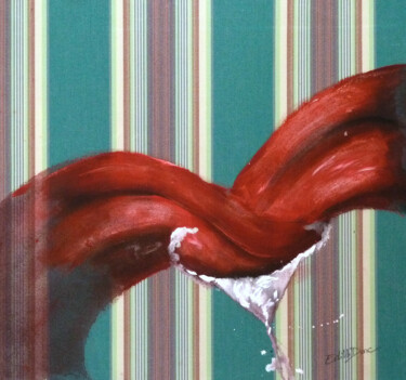Peinture intitulée "Embrase moi!" par Edith Bos Boyer (EDITH DONC), Œuvre d'art originale, Acrylique