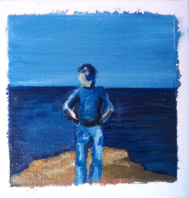 Картина под названием "Horizon" - Edith Donc, Подлинное произведение искусства, Масло