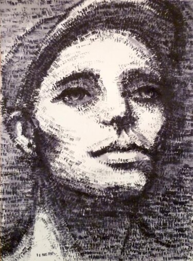 Drawing titled "16 mars 2012" by Edith Donc, Original Artwork