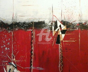 Painting titled "NO WAY OUT --KEIN A…" by Edith Maurer, Original Artwork, Acrylic