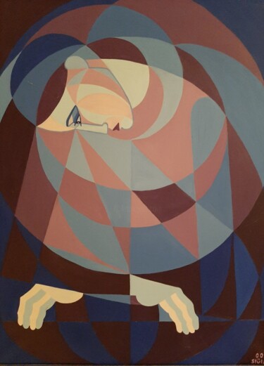 Картина под названием "MOMENT" - Edith Stütz, Подлинное произведение искусства, Масло