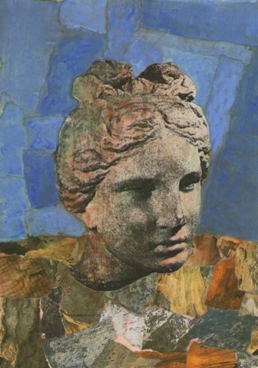 Pintura titulada "Símbolos de Grecia…" por Edith Fiamingo, Obra de arte original