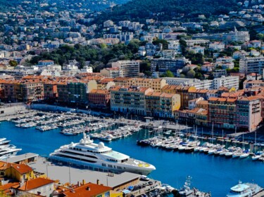 Fotografie getiteld "Nice France" door Edmond Agalliu, Origineel Kunstwerk, Niet gemanipuleerde fotografie