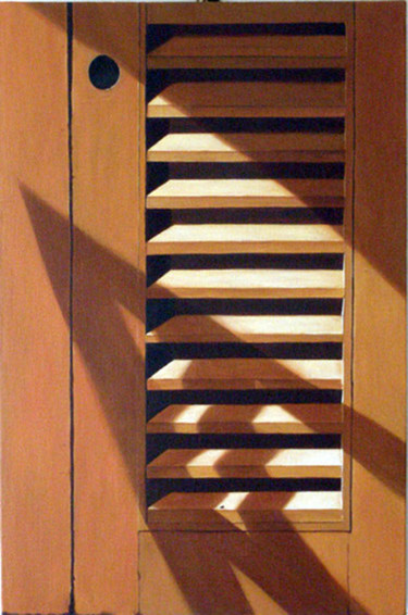 Peinture intitulée "serie-janelas  deta…" par Edna Schonblum, Œuvre d'art originale, Huile