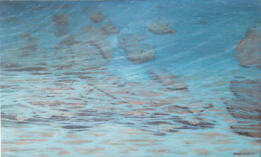 Painting titled "serie-transparencia…" by Edna Schonblum, Original Artwork, Oil