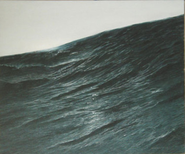 Pittura intitolato "onda" da Edna Schonblum, Opera d'arte originale, Olio