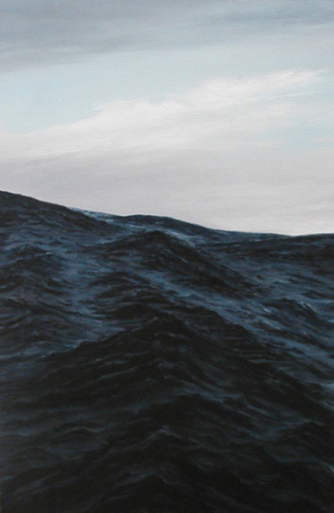 Pittura intitolato "horizonte" da Edna Schonblum, Opera d'arte originale, Olio