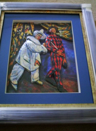 Painting titled "Carnaval" by Edna Bomfim, Original Artwork