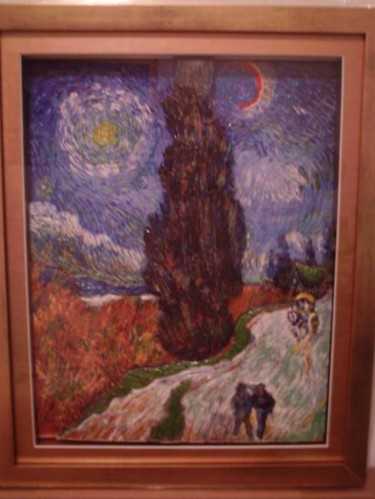 Painting titled "Provence de Van Gogh" by Edna Bomfim, Original Artwork