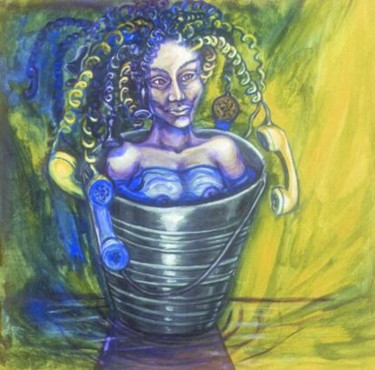 Pintura titulada "Locura" por Edna Cantoral Acosta, Obra de arte original
