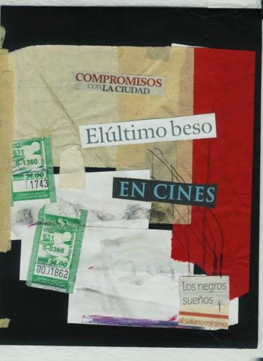 Dibujo titulada "en_cines...1.jpg" por Edna Cantoral Acosta, Obra de arte original