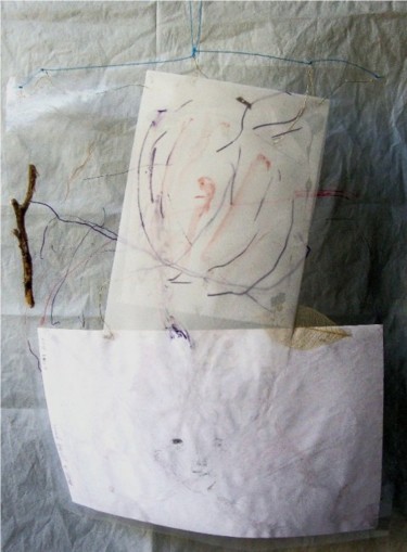 Dibujo titulada "Árbol de edad grand…" por Edna Cantoral Acosta, Obra de arte original