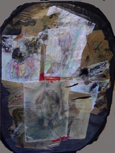 Pintura titulada "Vínculo" por Edna Cantoral Acosta, Obra de arte original