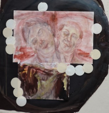 Pintura titulada "A la intemperie, re…" por Edna Cantoral Acosta, Obra de arte original