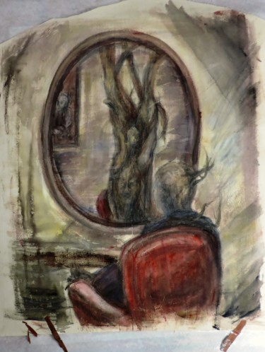 Pintura titulada "Piel que emerge" por Edna Cantoral Acosta, Obra de arte original