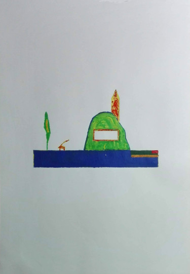 Malerei mit dem Titel "dina2-4.png" von Udo Hoffmann, Original-Kunstwerk, Acryl