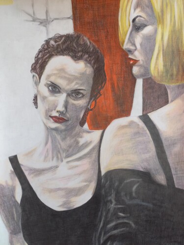 Drawing titled "Two lovers,copyrigh…" by Edonista21, Original Artwork, Pastel