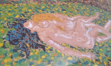 Painting titled "Morpheus' dreams(wi…" by Edonista21, Original Artwork, Tempera
