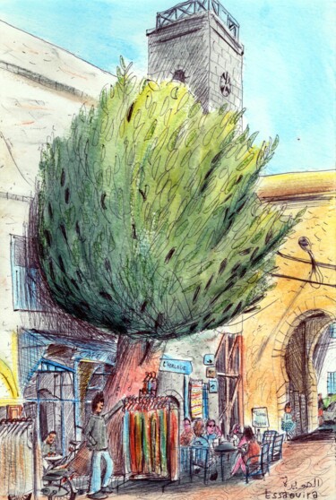 Painting titled "Essaouira" by Edouard Leruste, Original Artwork, Other