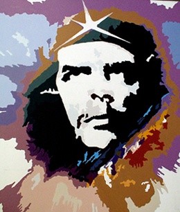 Painting titled "EL CHE" by Edouard Aguilo, Original Artwork