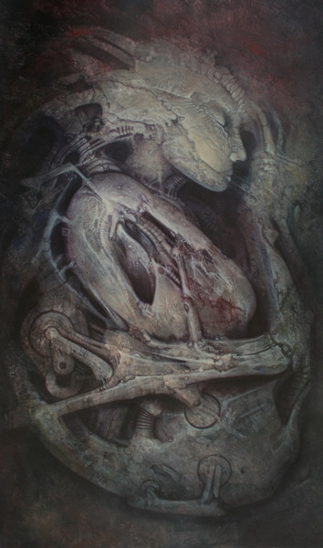 Schilderij getiteld "this-mortal-coil.jpg" door Ed Schaap, Origineel Kunstwerk, Acryl