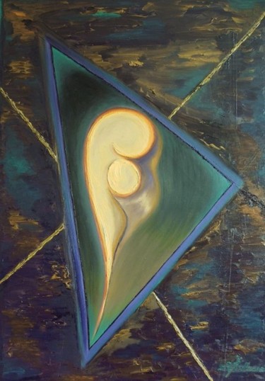 Schilderij getiteld "Impresion inopinado…" door Edsel Selberie (E-Art Explosion.), Origineel Kunstwerk, Olie