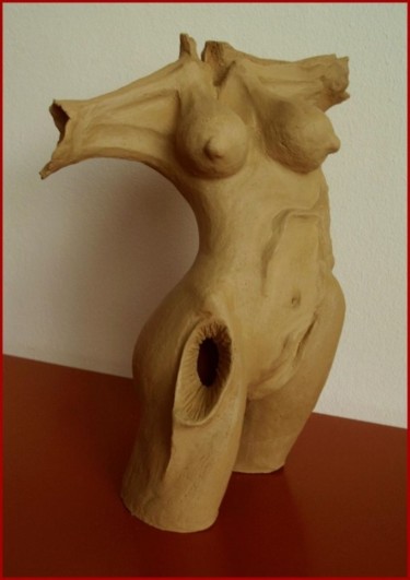 Sculptuur getiteld "El tocon irrestisti…" door Edsel Selberie (E-Art Explosion.), Origineel Kunstwerk, Anders