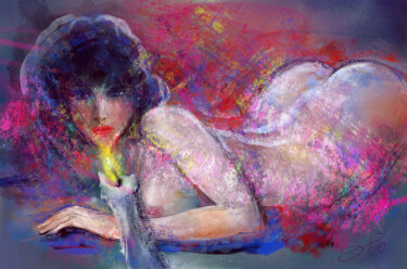 数字艺术 标题为“Цвет желаний.” 由Эдуард Попков, 原创艺术品, 数字油画