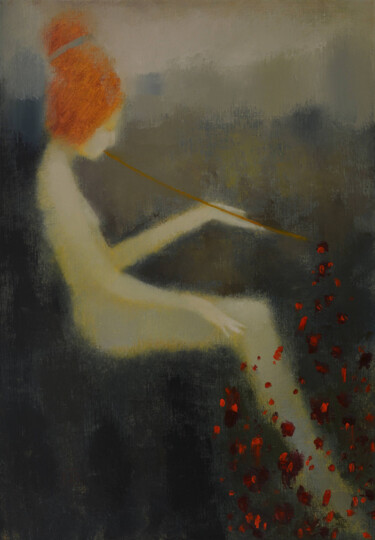 Peinture intitulée "Music of love" par Eduard Zentsik, Œuvre d'art originale, Huile