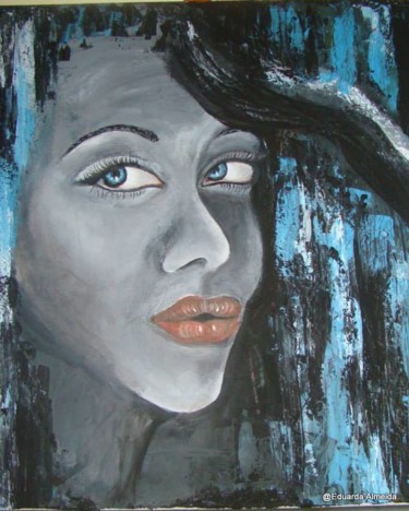 Peinture intitulée "Sensibilitée" par Eduarda Almeida, Œuvre d'art originale, Acrylique