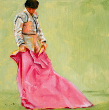 Peinture intitulée "Próximo lance" par Eduardo Carpintero García, Œuvre d'art originale, Huile