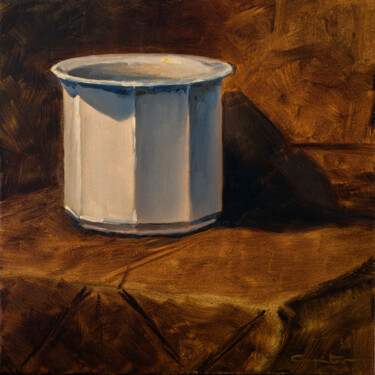 Peinture intitulée "Tiesto vacío" par Eduardo Carpintero García, Œuvre d'art originale, Huile