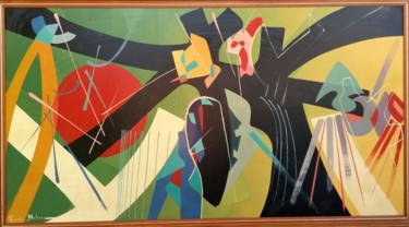 Pintura titulada "Abstracionismo Líri…" por Eduardo Dhelomme, Obra de arte original, Acrílico