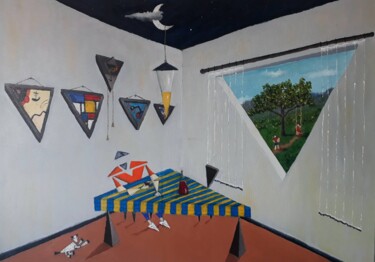 Pintura titulada "Bipolaridade - Séri…" por Eduardo Machado, Obra de arte original, Oleo Montado en Bastidor de camilla de m…