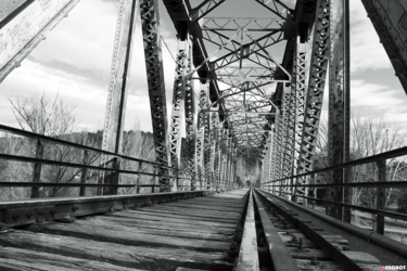 Fotografía titulada "Old bridge" por Eduardo Ramírez, Obra de arte original