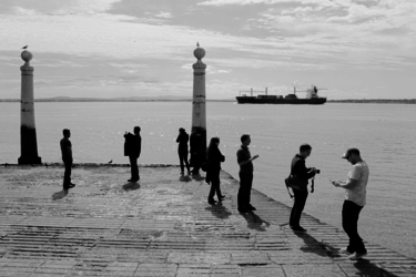 Fotografía titulada "Paseando por Lisboa" por Eduardo Ramírez, Obra de arte original