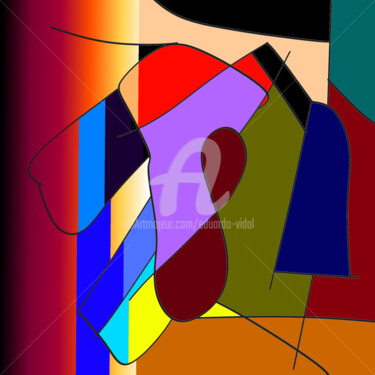Digital Arts titled "future textile desi…" by Eduardo Vidal, Original Artwork, Digital Painting