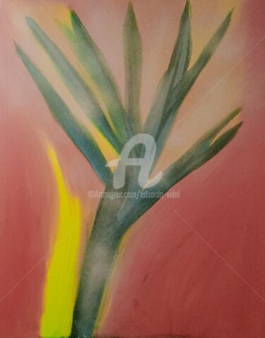 Painting titled "RNA-Branching" by Eduardo Vidal, Original Artwork, Oil