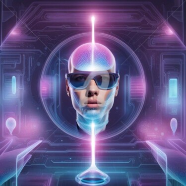 Digital Arts titled "future genetic sali…" by Eduardo Vidal, Original Artwork, Digital Painting