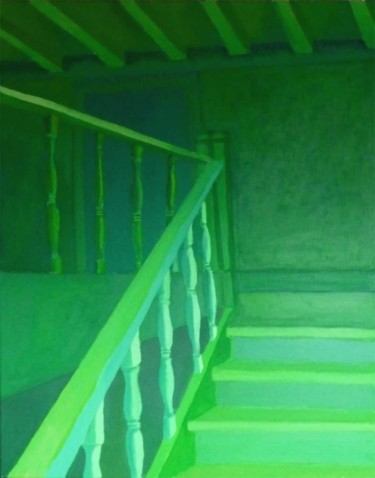 Pintura intitulada "Escadas" por Eduardo Costa Macedo Fernandes De Oliveira, Obras de arte originais, Outro