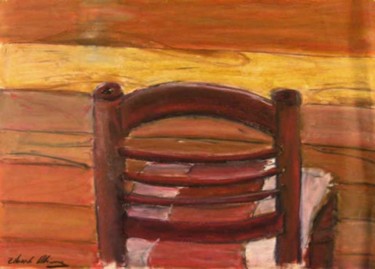 Pintura intitulada ""Cadeira"" por Eduardo Costa Macedo Fernandes De Oliveira, Obras de arte originais