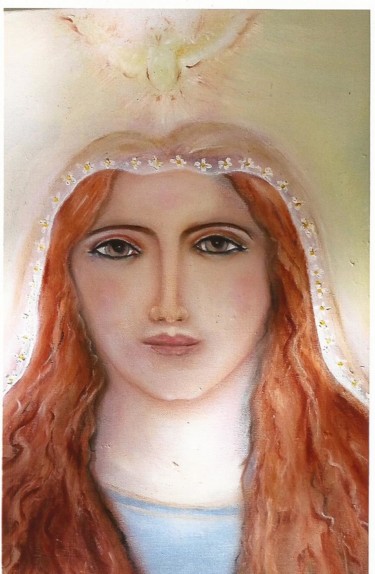 Pintura intitulada "Maria do Divino Esp…" por Eduardo Lima, Obras de arte originais, Óleo