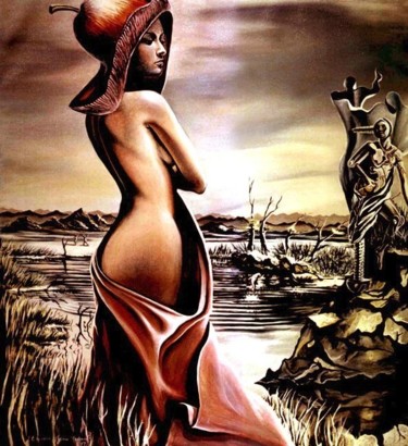 Pintura titulada "EL AMOR" por Eduardo Urbano Merino, Obra de arte original, Oleo