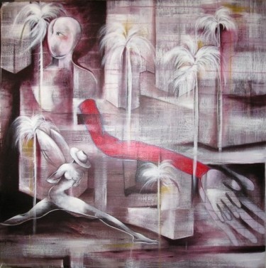 Painting titled "El loador y lo inal…" by Eduardo Yanes Hidalgo, Original Artwork